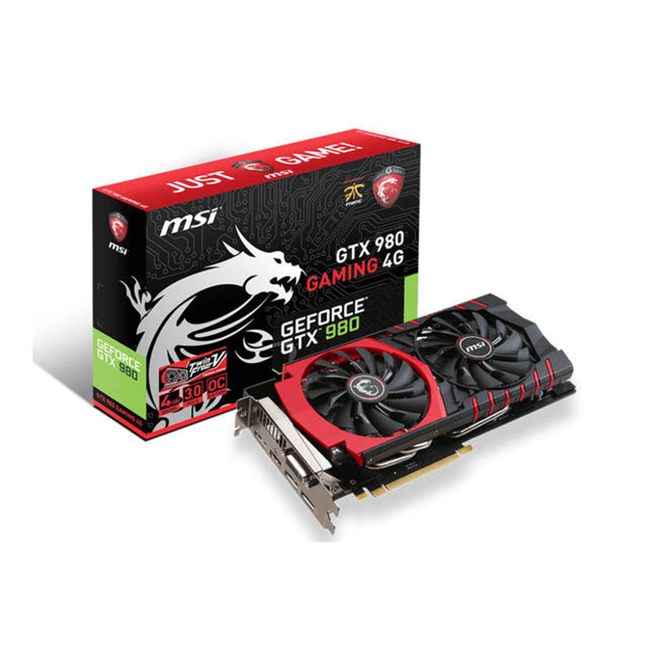 MSI NVIDIA GeForce GTX 980 Gaming 4GB GDDR5 DVI/HDMI/3DisplayPorts  PCI-Express Video Card