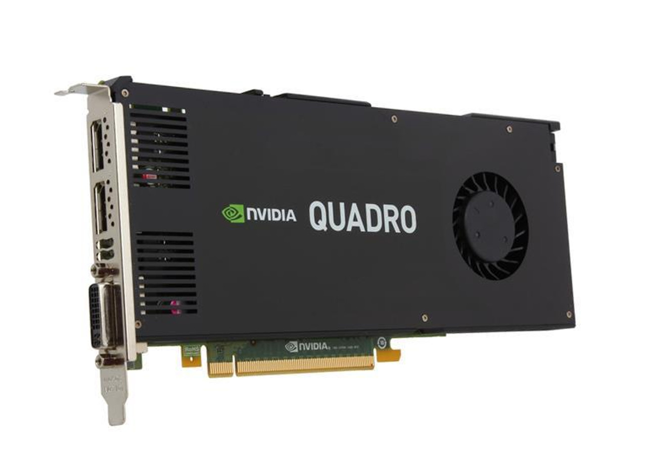 783874-001 - HP NVIDIA Quadro K2200 PCI-Express x16 4GB GDDR5 1-DVI-D and 2-DisplayPort Video Graphics Accelerator Card