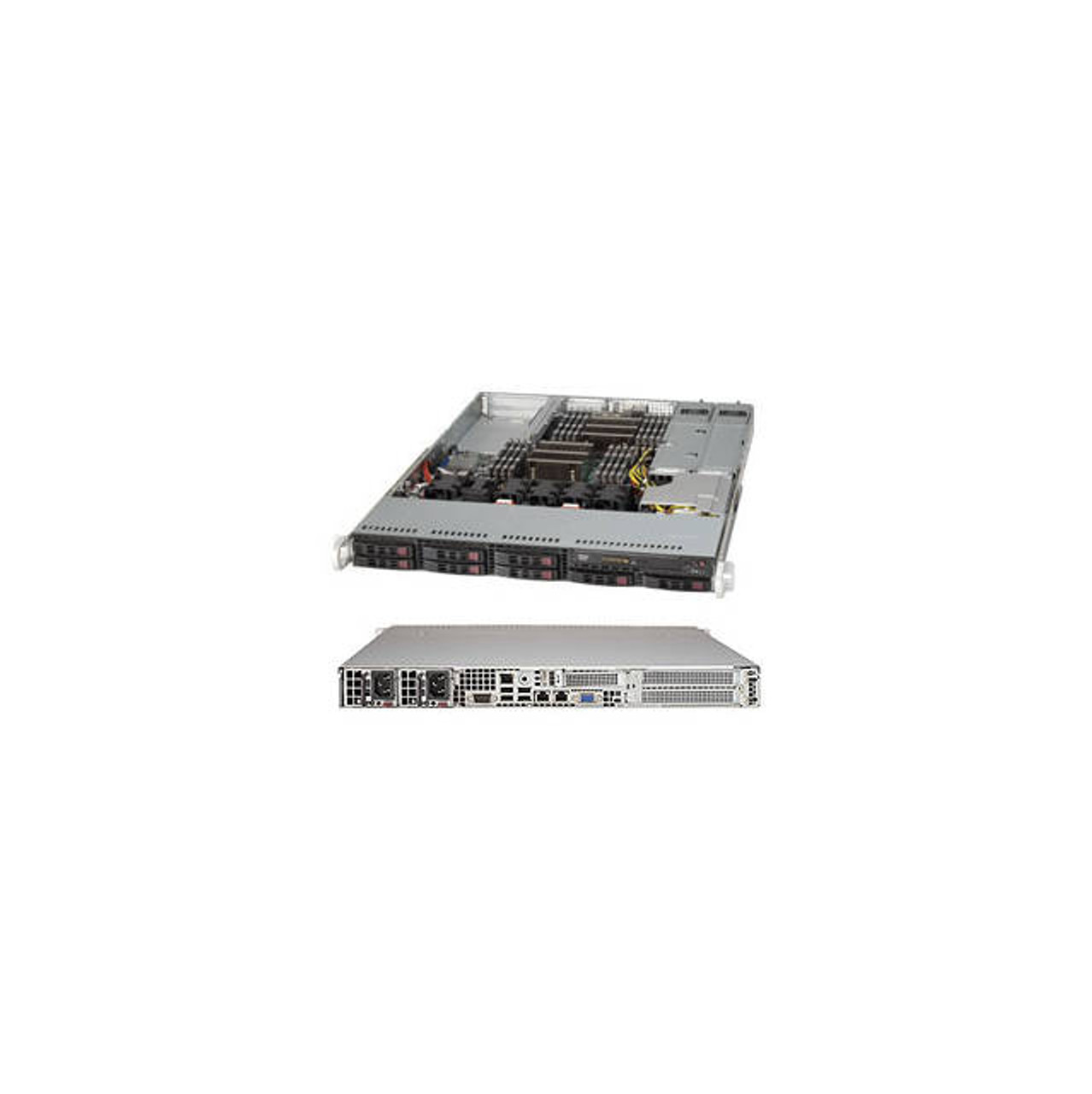 Supermicro SuperChassis CSE-113TQ-R700WB 700W/750W 1U Rackmount Server Chassis (Black)