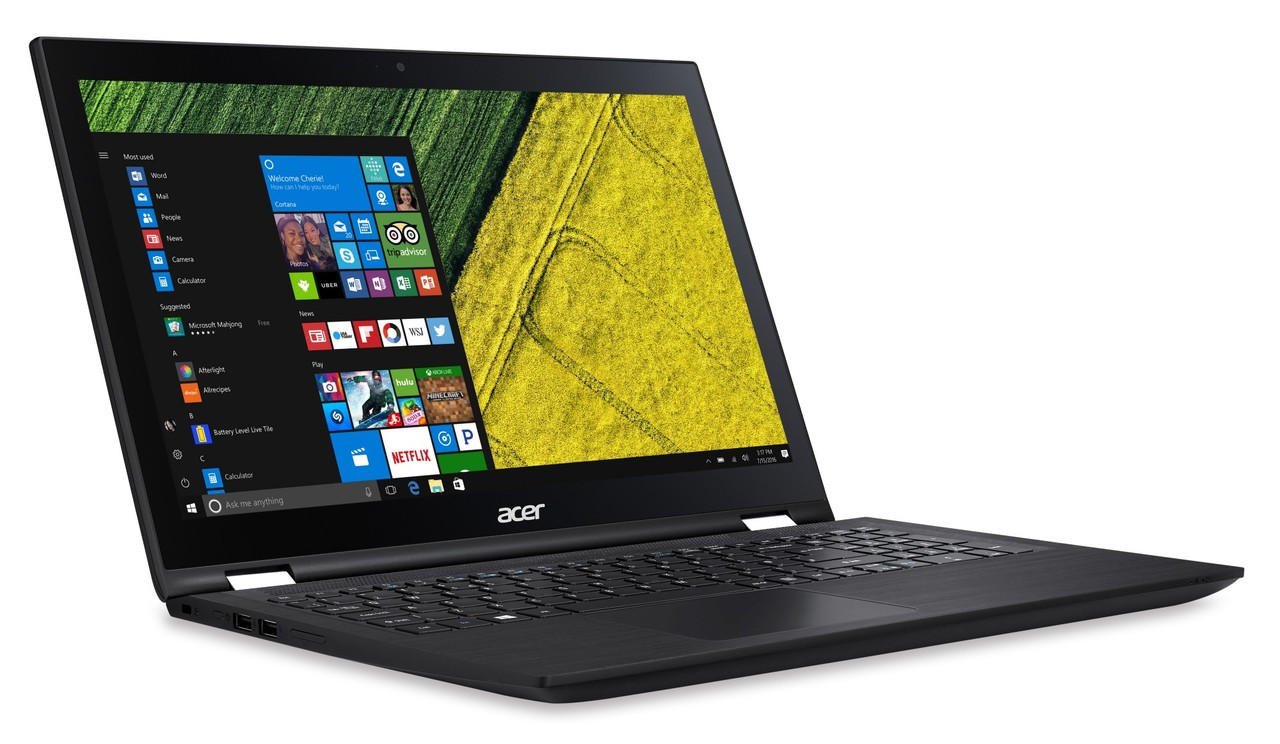 Acer Spin SP315-51-51L2 2.50GHz i5-7200U 15.6" 1920 x 1080pixels Touchscreen Black Hybrid (2-in-1)