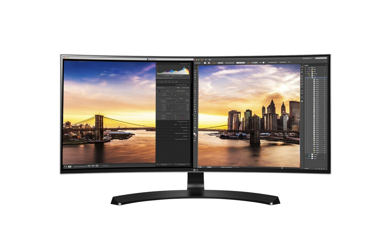 LG 34CB88-P 34" Full HD IPS Black Curved computer monitor