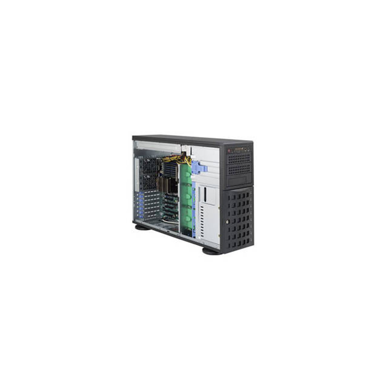 Supermicro SuperChassis CSE-745BTQ-R1K28B-SQ 1280W 4U Rackmount/Tower Server Chassis (Black)
