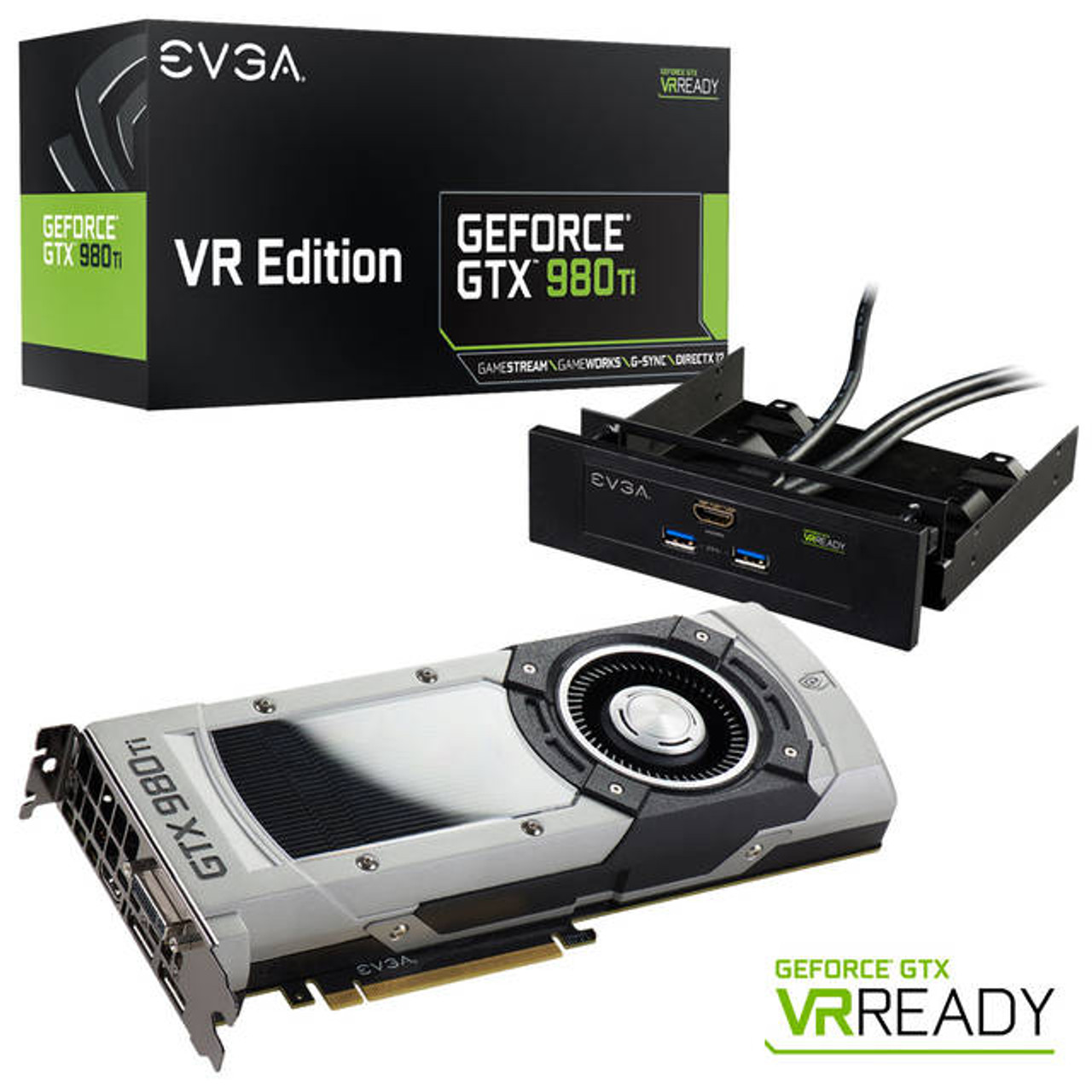 EVGA NVIDIA GeForce GTX 980 Ti VR Edition Gaming 6GB GDDR5  DVI/2HDMI/2DisplayPort PCI-Express Video Card