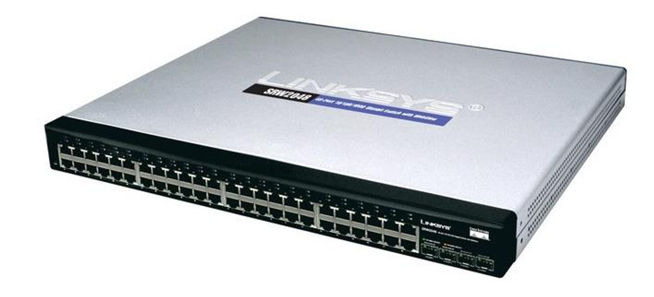 SRW2048-K9 - Cisco SRW2048 48-Port 10/100/1000Mbps Gigabit Ethernet Switch (Refurbished)