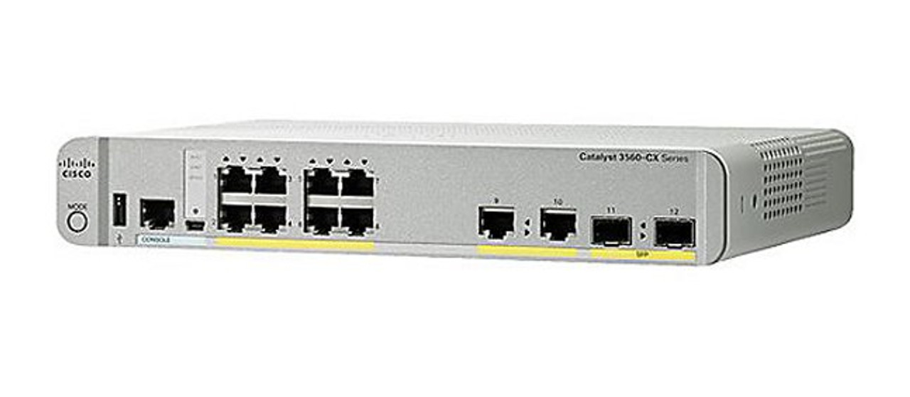 Cisco WS-C3560CX-8PC-S Managed network switch Gigabit Ethernet (10/100/1000) Power over Ethernet (PoE