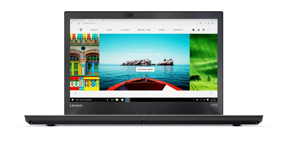 Lenovo ThinkPad T470 2.3GHz i5-6200U 14" 1366 x 768pixels Black Notebook