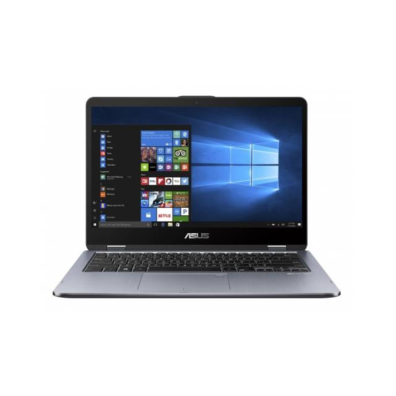 Asus VivoBook Flip TP410UA-DB71T 14.0 inch Touchscreen Intel Core i7-7500U 2.7GHz/ 8GB DDR4/ 1 TB HDD/ DVD±RW/ USB3.1/ Windows 10 Ultrabook (Star Gray)