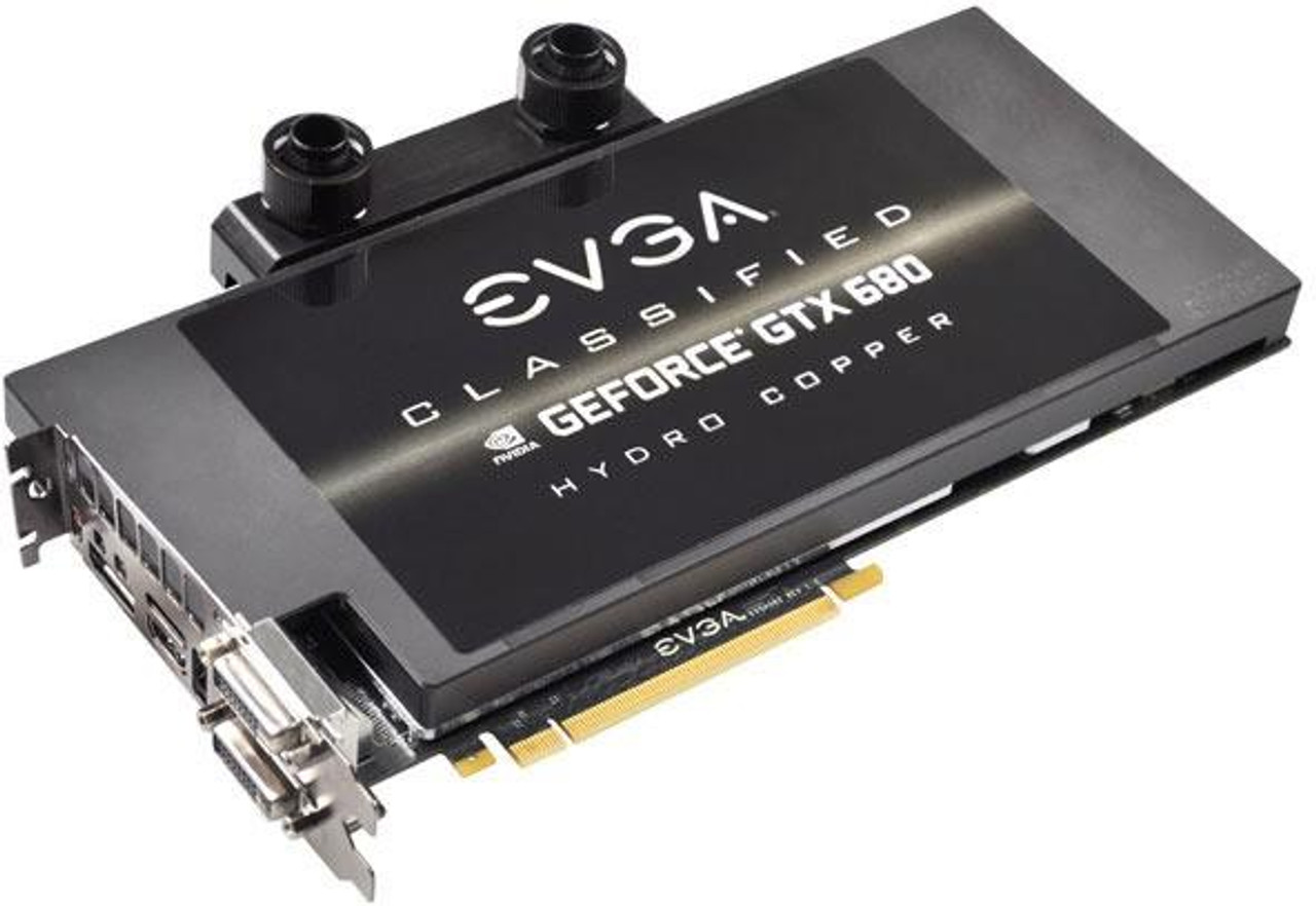 04G-P4-3689-DS - EVGA GeForce GTX 680 Classified Hydro Copper 4GB 256-Bit  GDDR5 PCI Express 3.0 x16 Dual DVI/ HDMI/ Displayport Video Graphics Card