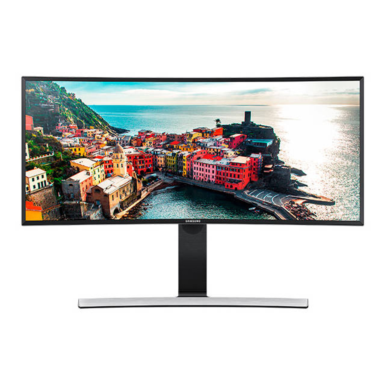 Samsung S34E790C 34 inch Curved Widescreen 3,000:1 4ms HDMI/DisplayPort/USB LED LCD Monitor, w/ Speakers (High Glossy Black)