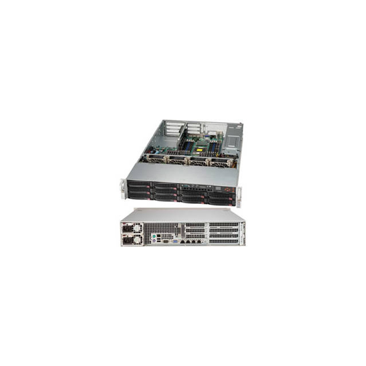 Supermicro SuperChassis CSE-829BTQ-R920WB 920W 2U Rackmount Server Chassis (Black) Supermicro SuperChassis CSE-829BTQ-R920WB 920W 2U Rackmount Server Chassis (Black)