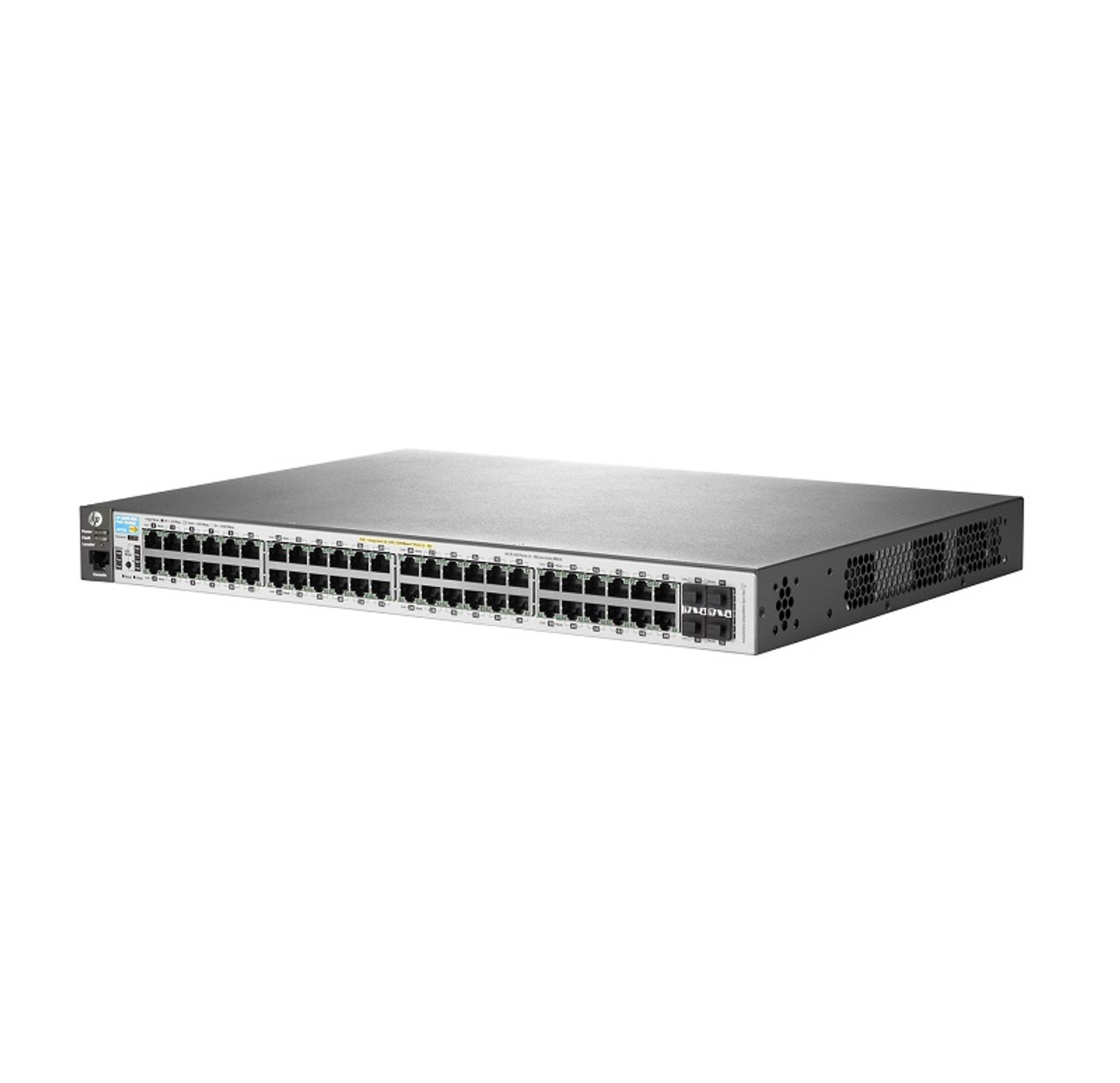 Part No:J9772A#ABB - HP ProCurve 2530-48G-PoE+ 48-Ports Manageable Gigabit Ethernet Switch 48 x 10/100/1000Base-T PoE+ with 4 x Gigabit SFP Ports Rack-Mountable