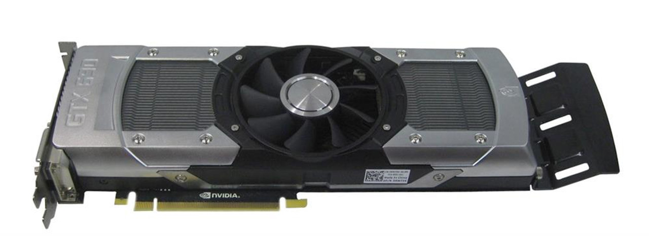 XW75K - Dell 4GB nVidia GeForce GTX 690 Dual Height 2x DVI Video Graphics Card