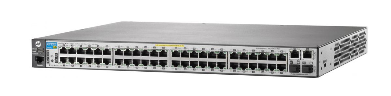 J9627-61001 - HP ProCurve E2620-48-Poe+ 48-Ports Layer 3 Switch Manageable 10/100/1000Base-T Power Over Ethernet 2 x SFP (mini-GBIC)