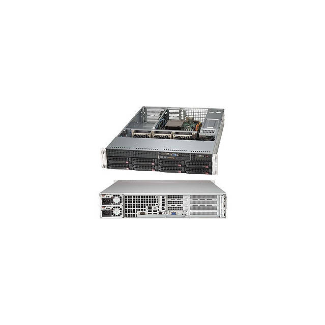 Supermicro SuperServer SYS-5027R-WRF LGA2011 500W 2U Rackmount Server Barebone System (Black)