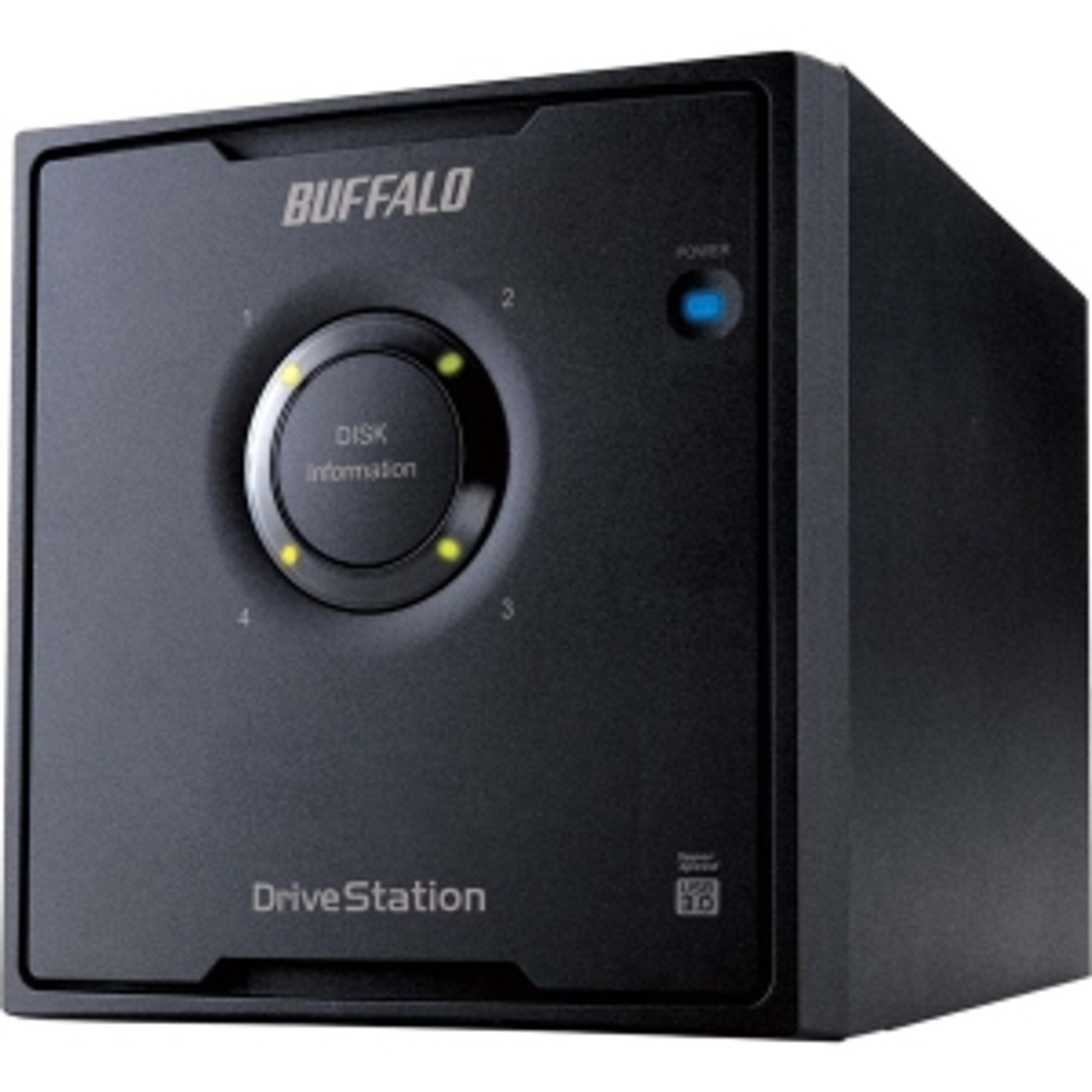 HD-QL16TU3R5 - Buffalo DriveStation Quad HD-QL16TU3R5 DAS Hard Drive Array - 4 x HDD Installed - 16 TB Installed HDD Capacity - RAID Supported - 4 x Total