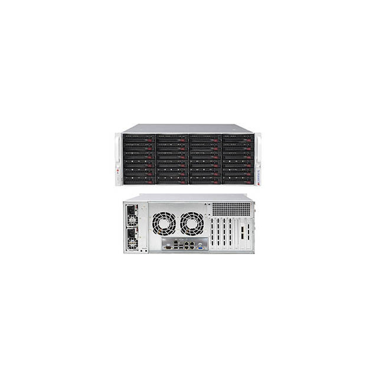 Supermicro SuperChassis CSE-846BE1C-R1K28B 1280W 4U Rackmount Server Chassis (Black)