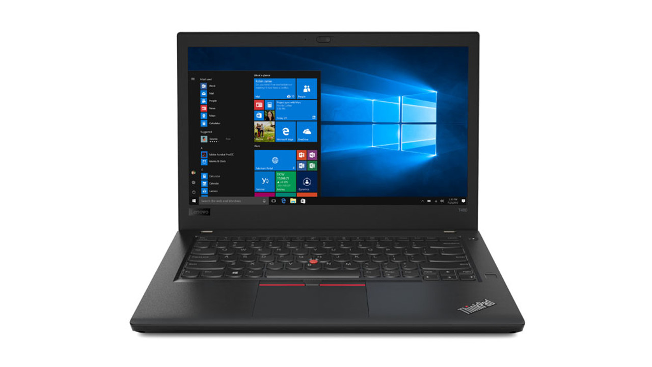 Lenovo ThinkPad T480 1.90GHz i7-8650U 14" 1920 x 1080pixels Touchscreen Black Notebook