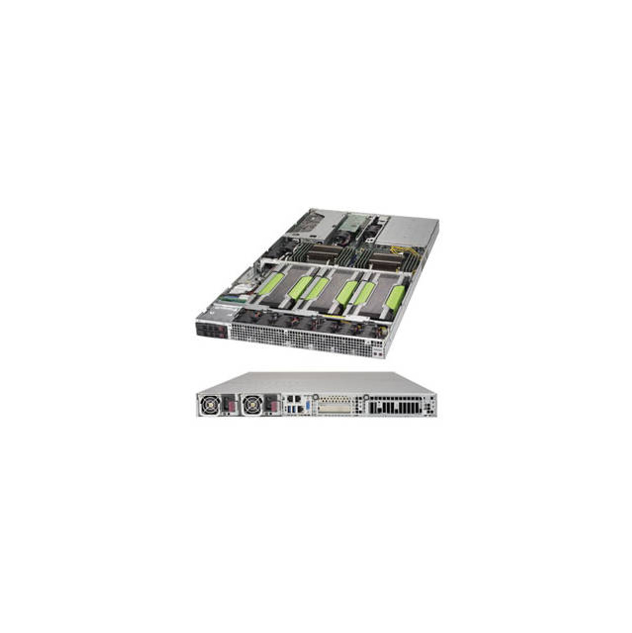 Supermicro SuperServer SYS-1028GQ-TRT Dual LGA2011 2000W 1U Rackmount Server Barebone System (Black)