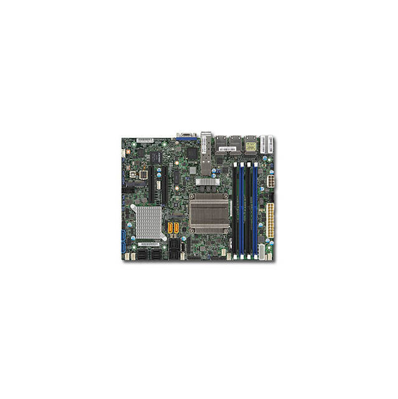 Supermicro X10SDV-7TP8F-O Intel Xeon D-1587/ DDR4/ SATA3&USB3.0/ V&8GbE/ FlexATX Motherboard & CPU Combo