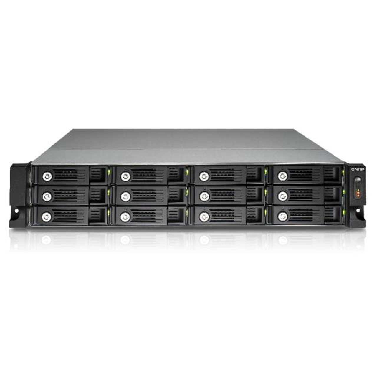 QNAP TS-1253U-RP-US Intel Celeron 2.0GHz/ 4GB RAM/ 4GbE/ 12SATA3/ USB3.0/ 12-Bay 2U Rackmount NAS for SMBs