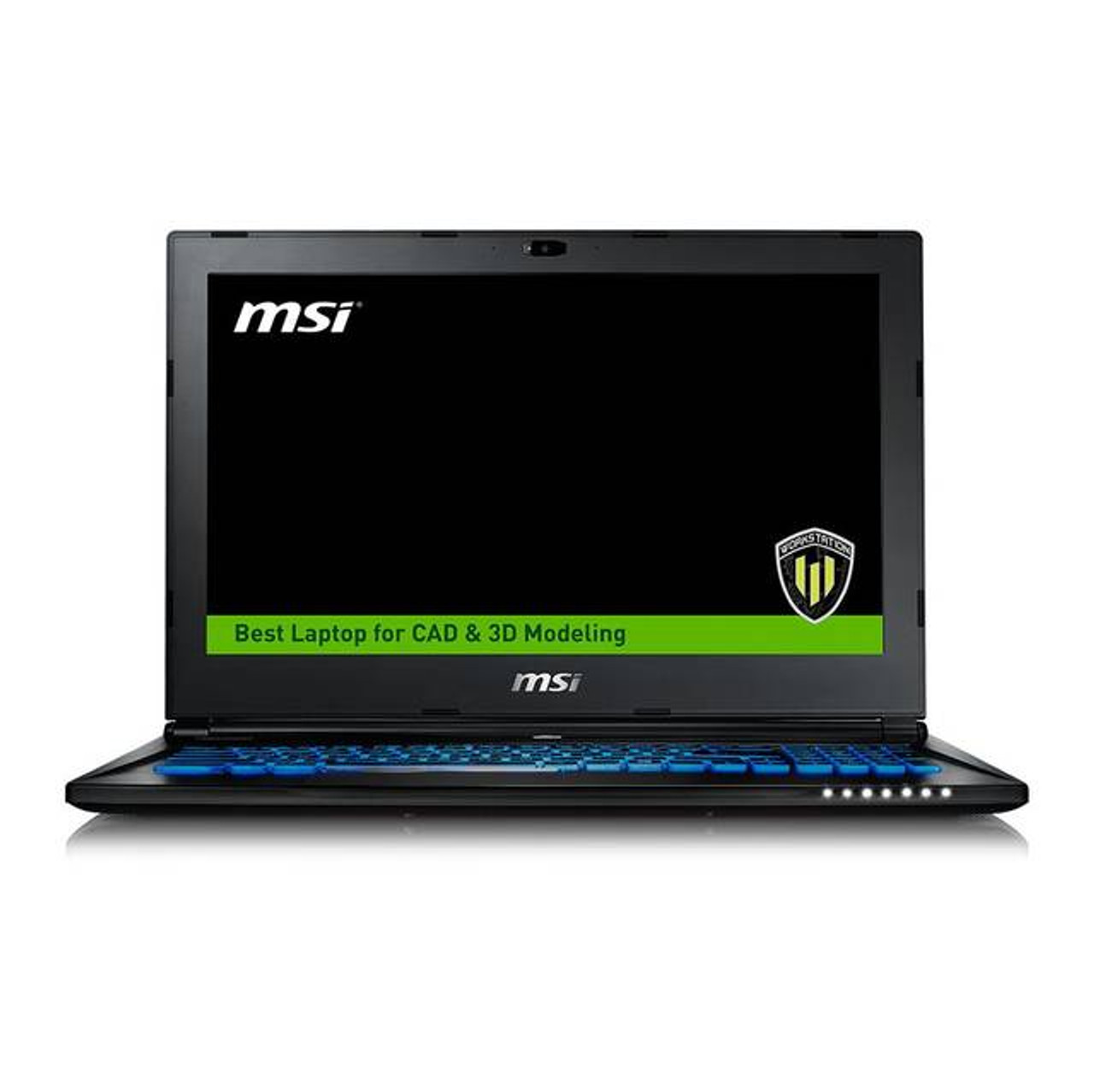 MSI WS60 7RJ-675US 15.6 inch Intel Xeon E3-1505M v6 3.0GHz/ 32GB DDR4/ 512GB PCI-E SSD/ Quadro M2200/ USB3.0/ Windows 10 Pro Notebook (Aluminum Black)