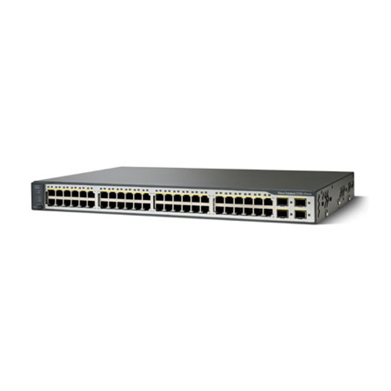 Cisco Catalyst 3750V2-48TS-S Switch 48 Ports Managed Rack Mountable