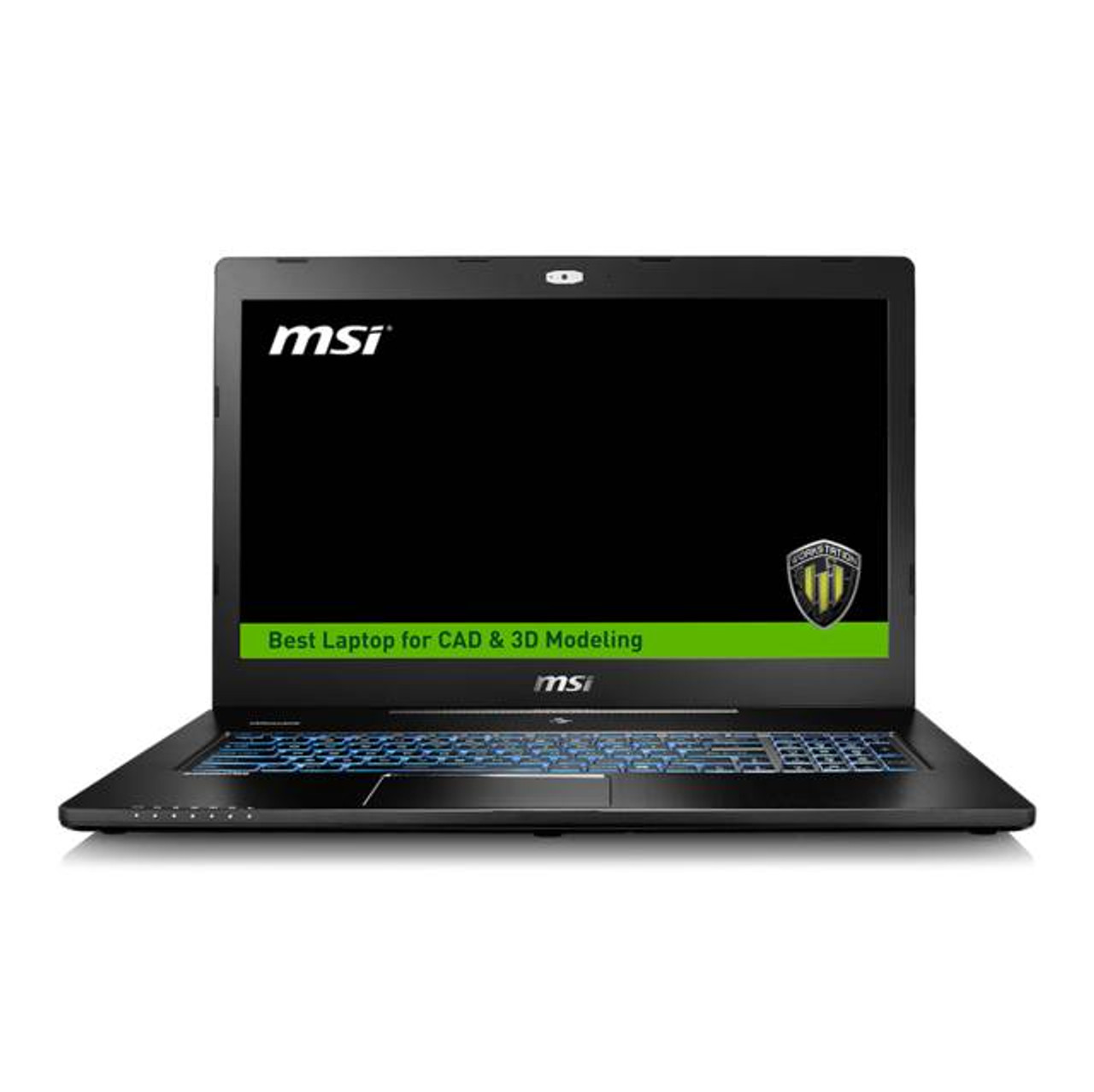 MSI WS72 6QJ-007US 17.3 inch Intel Xeon E3-1505M 2.8GHz/ 32GB DDR4/ 1TB HDD + 256GB SSD/ Quadro M2000M/ DVD±RW/ USB3.1/ Windows 10 Pro Notebook (Aluminum Black)