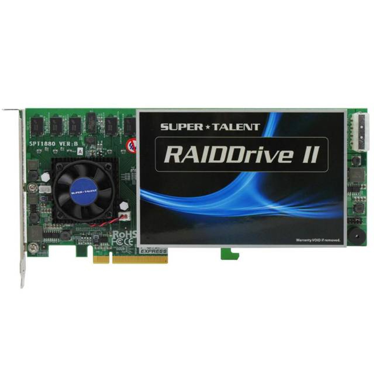 Super Talent RAIDDrive II 1TB RAID0 PCI Express x8 Solid State Drive (MLC)