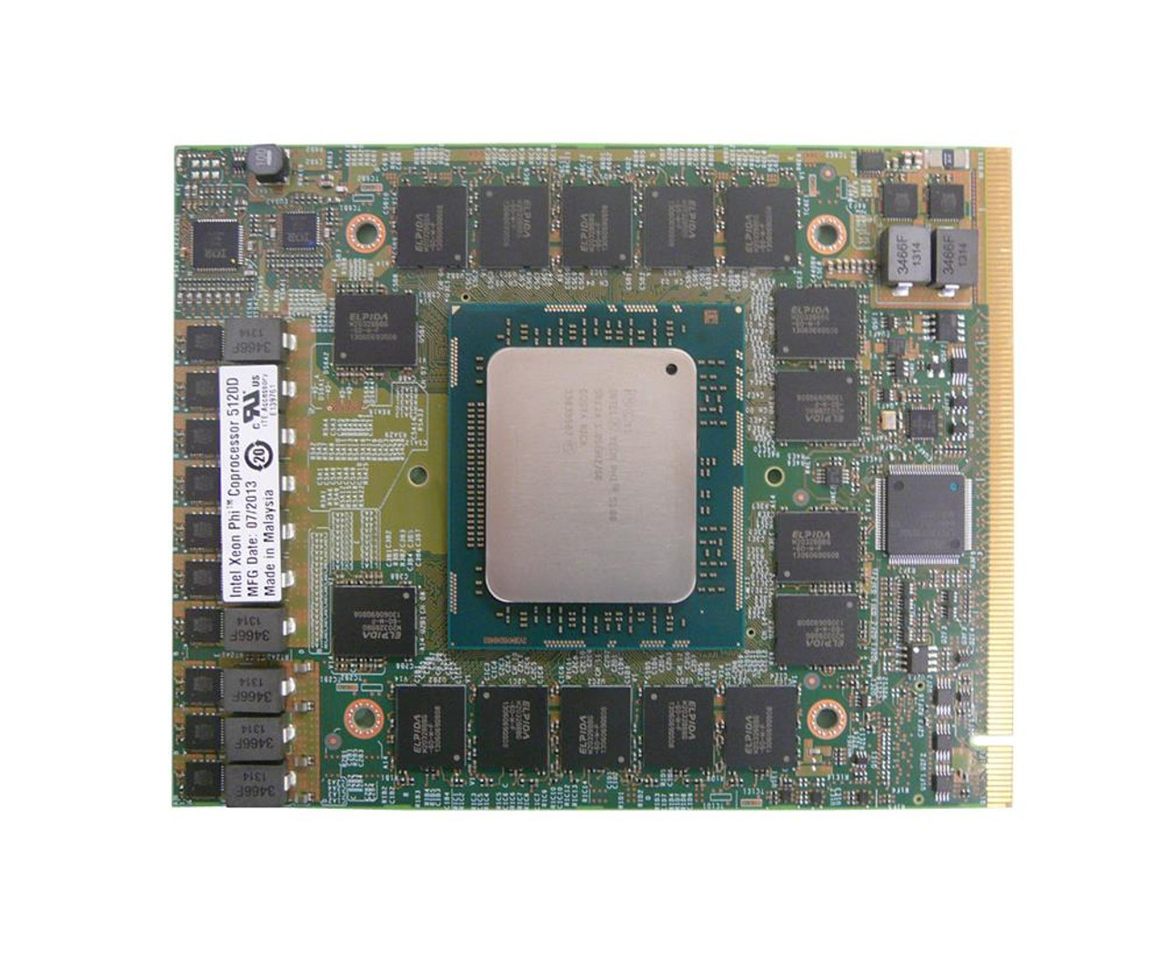 SC5120D - Intel Xeon Phi 5120D 60 Core 1.05GHz 30MB L2 Cache PCI Express x24 Server Coprocessor