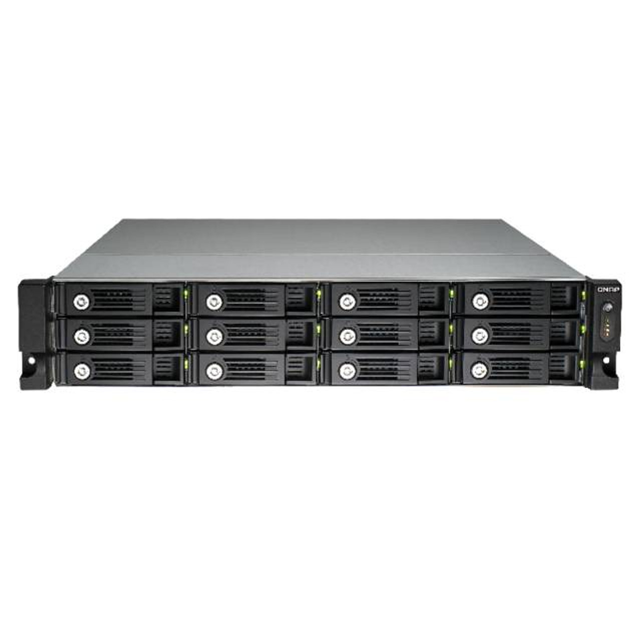 QNAP TVS-1271U-RP-I7-32G-US Intel Core i7-4790S 3.2GHz/ 32GB RAM/ 4GbE/ 12SATA3/ USB3.0/ 12-Bay 2U Rackmount NAS for SMBs