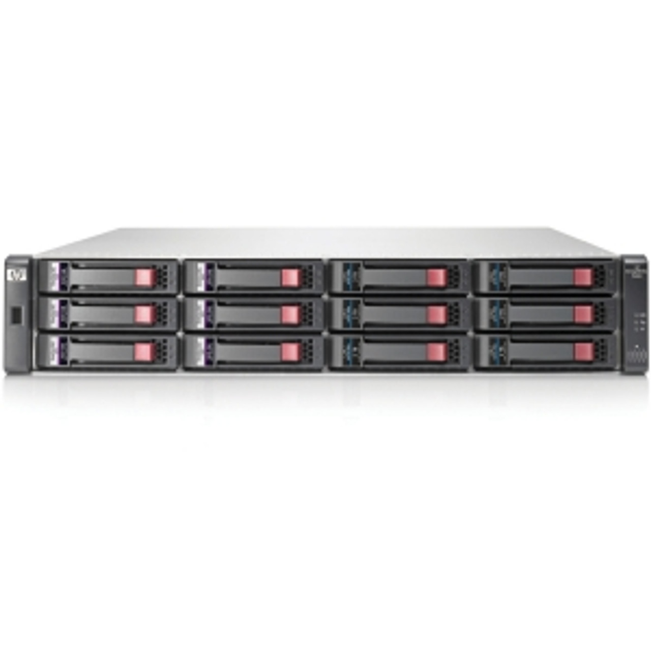 BK830A - HP StorageWorks P2000 G3 SAN Hard Drive Array iSCSI Controller RAID Supported 12 x Total Bays iSCSI 2U Rack-mountable