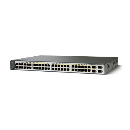 Cisco Catalyst 3750V2-48TS-E Switch 48 Ports Managed Rack Mountable