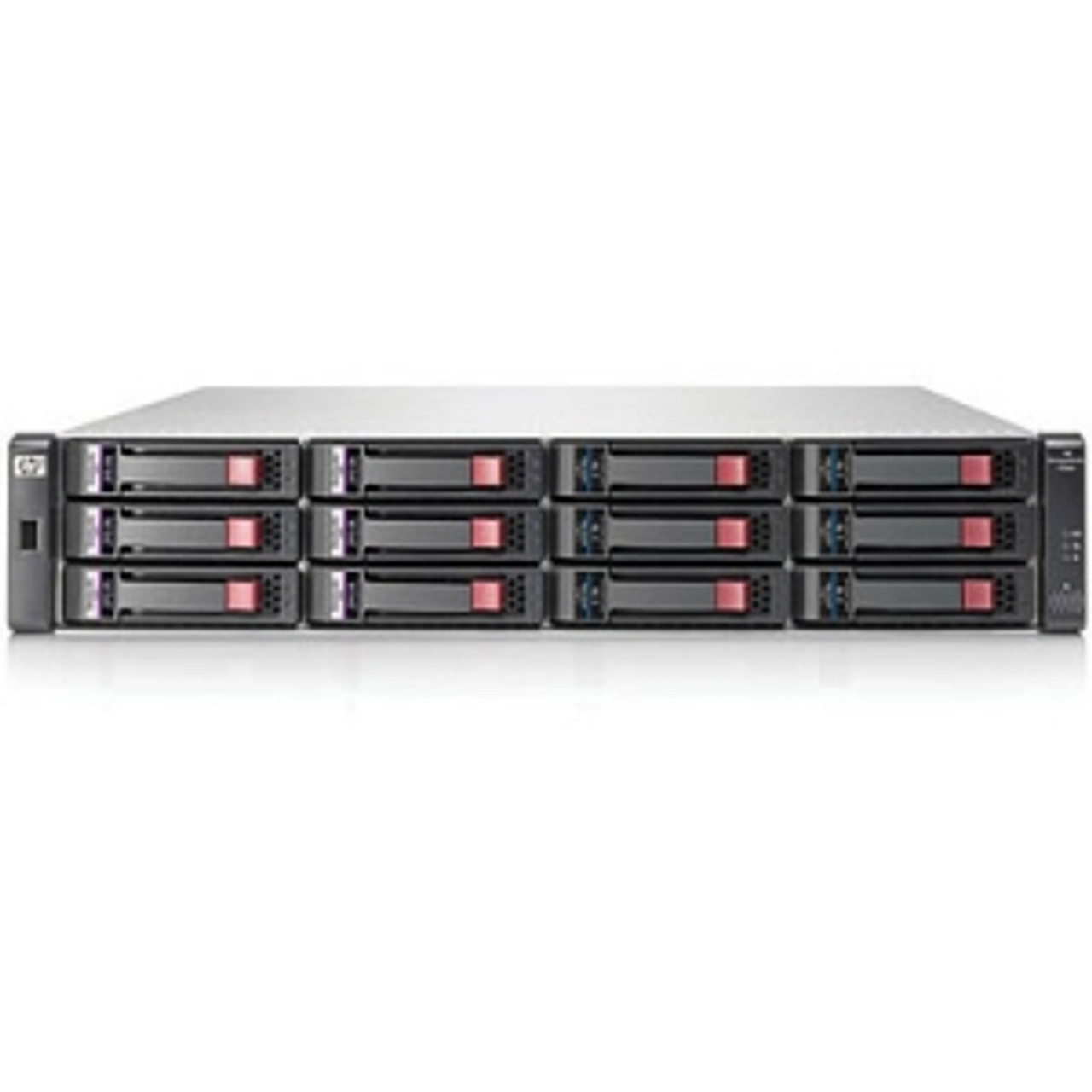 BV911A - HP StorageWorks P2000 SAN Hard Drive Array 24 x HDD Installed 7.20 TB Installed HDD Capacity RAID Supported 24 x Total Bays Gigabit Ethernet Network (RJ-45) Mini USB 2U Rack-mountable