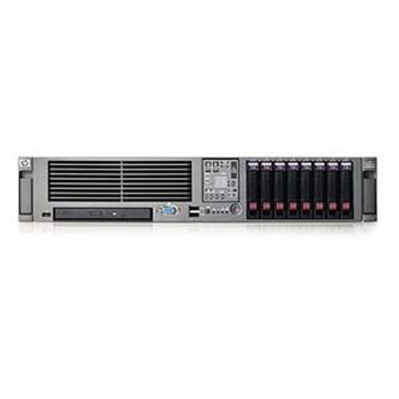 AG819B - HP ProLiant DL380 G5 Network Storage Server 1 x Intel Xeon E5430 2.66GHz 1.8TB Type A USB DB-9 Serial VGA Mouse Keyboard