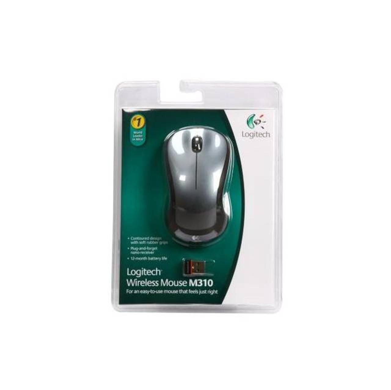 Logitech M310 Wireless Laser Mouse (Silver)