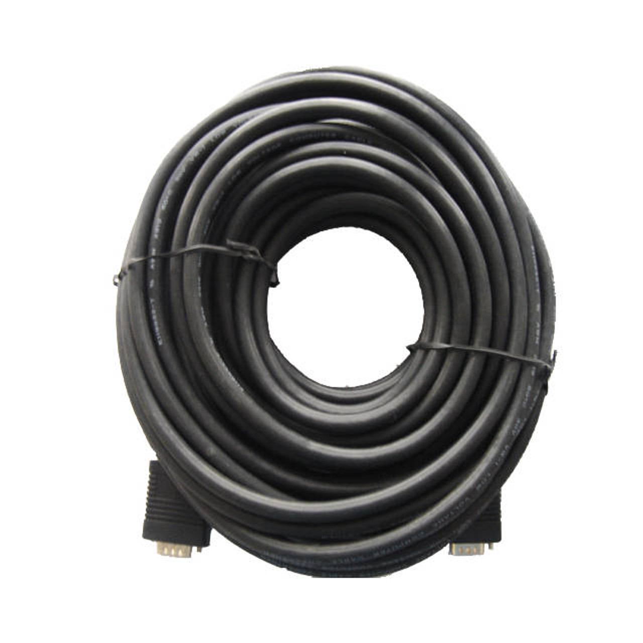 iMicro SVGA-HD15-MM50 50ft HD15 Male to HD15 Male SVGA Cable (Black)