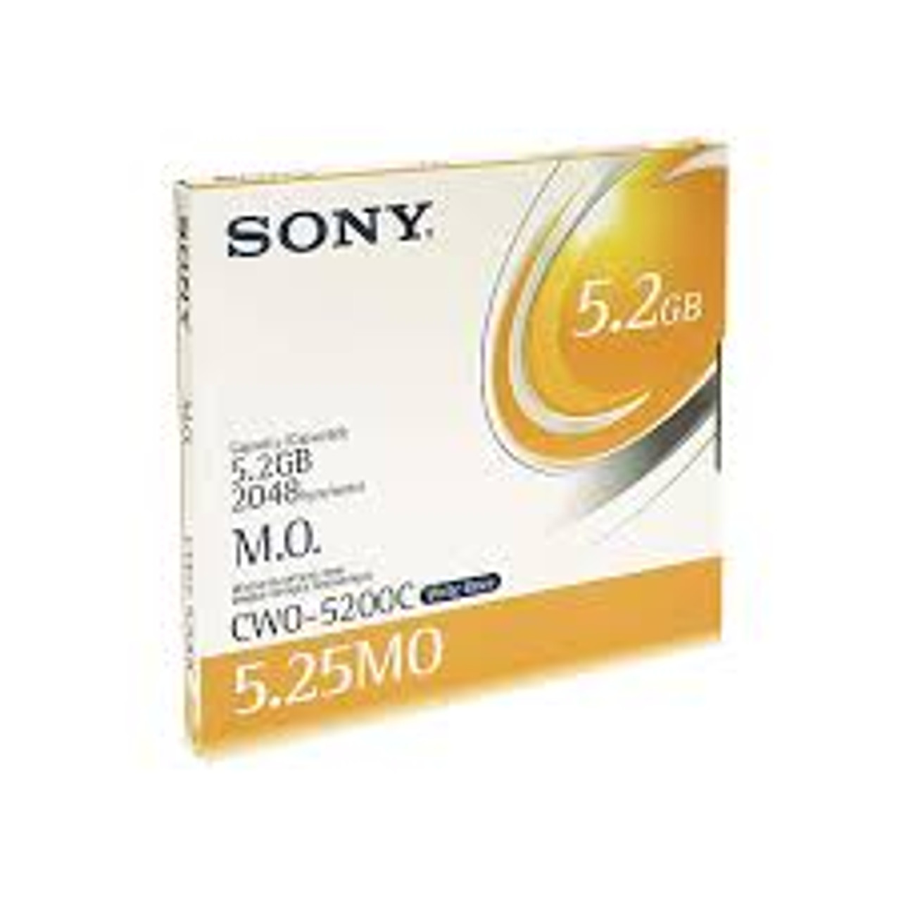 Sony 5.25" WORM Optical Disk 5.2GB 8x 2048 Bytes/s