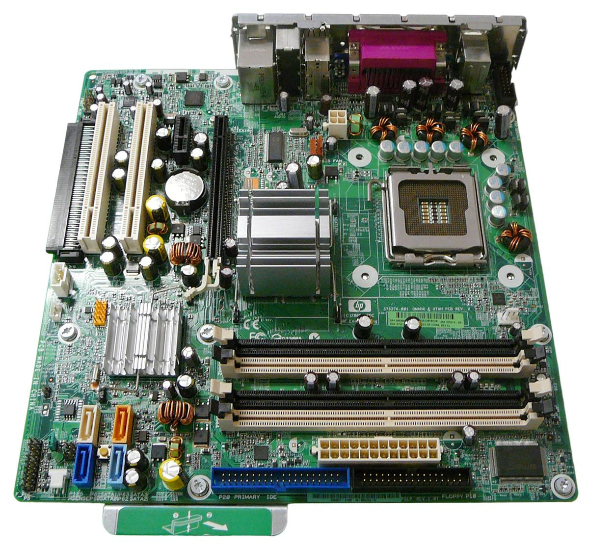 380356-001 - HP System Board (Motherboard) 945G Chipset Socket 775 for DC7600C Workstation