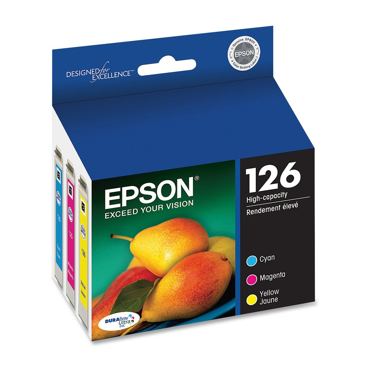 Epson T126520 Cyan, Magenta, Yellow ink cartridge