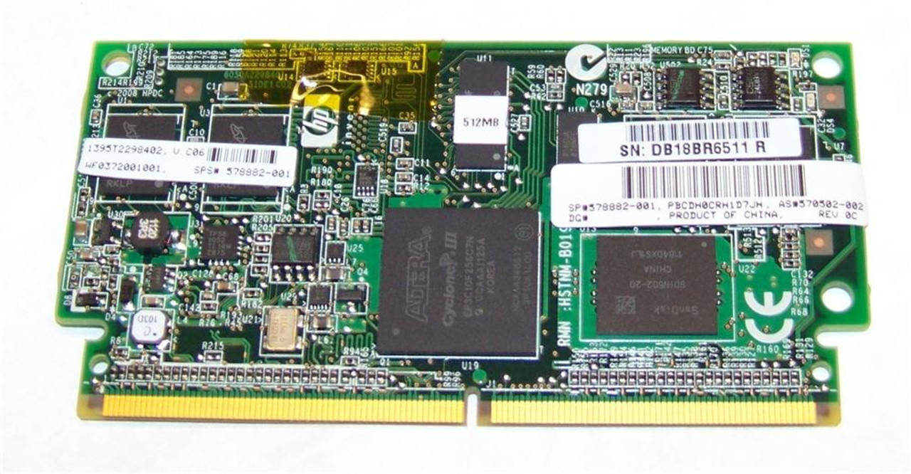 578882-001 - HP 512MB FBWC (Flash Backed Write Cache) Memory Module for Smart Array P212/P410/P411 Controller
