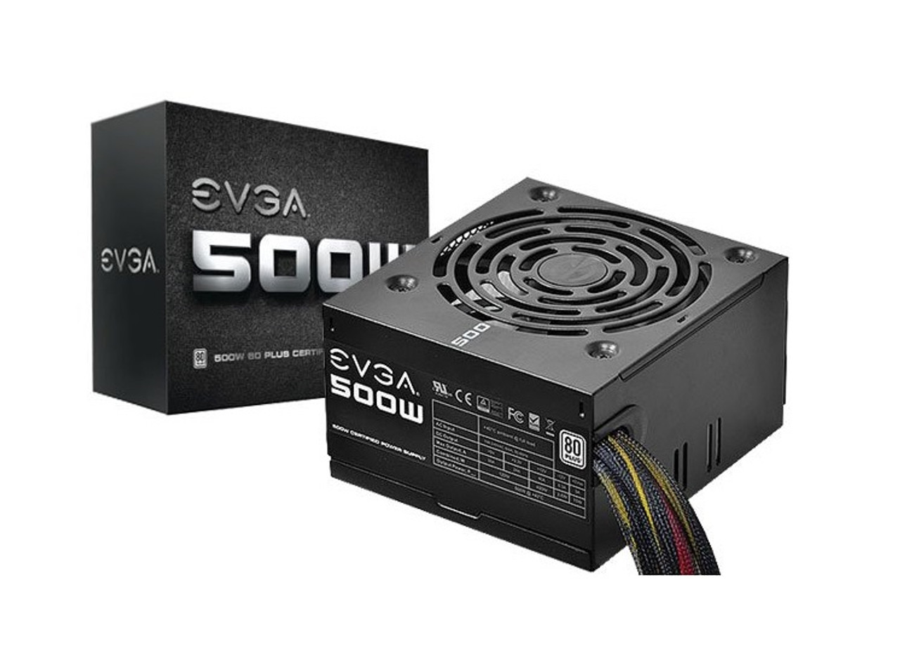 100-W1-0500-KR - EVGA 500 W1 500-Watts 80+ Power Supply