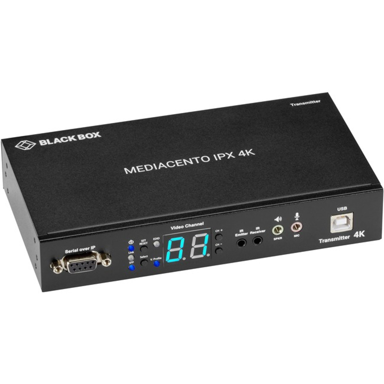 Black Box - MediaCento IPX 4K Transmitter - HDMI, USB, Serial