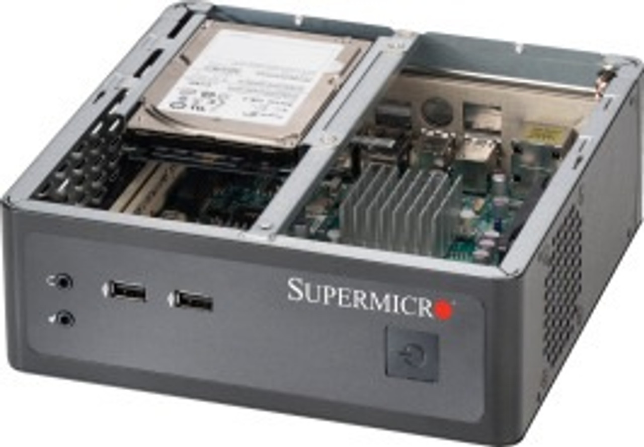 Supermicro SuperChassis CSE-101I No Power Supply Mini-ITX Server Chassis (Black) New