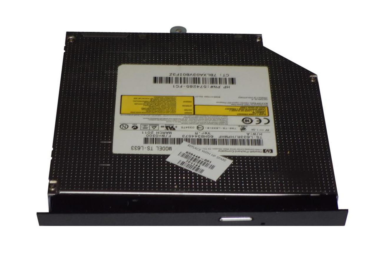 639448-001 - HP 8X DVD+/-R/RW SATA SuperMulti Dual Layer Lightscribe SlimLine Optical Drive