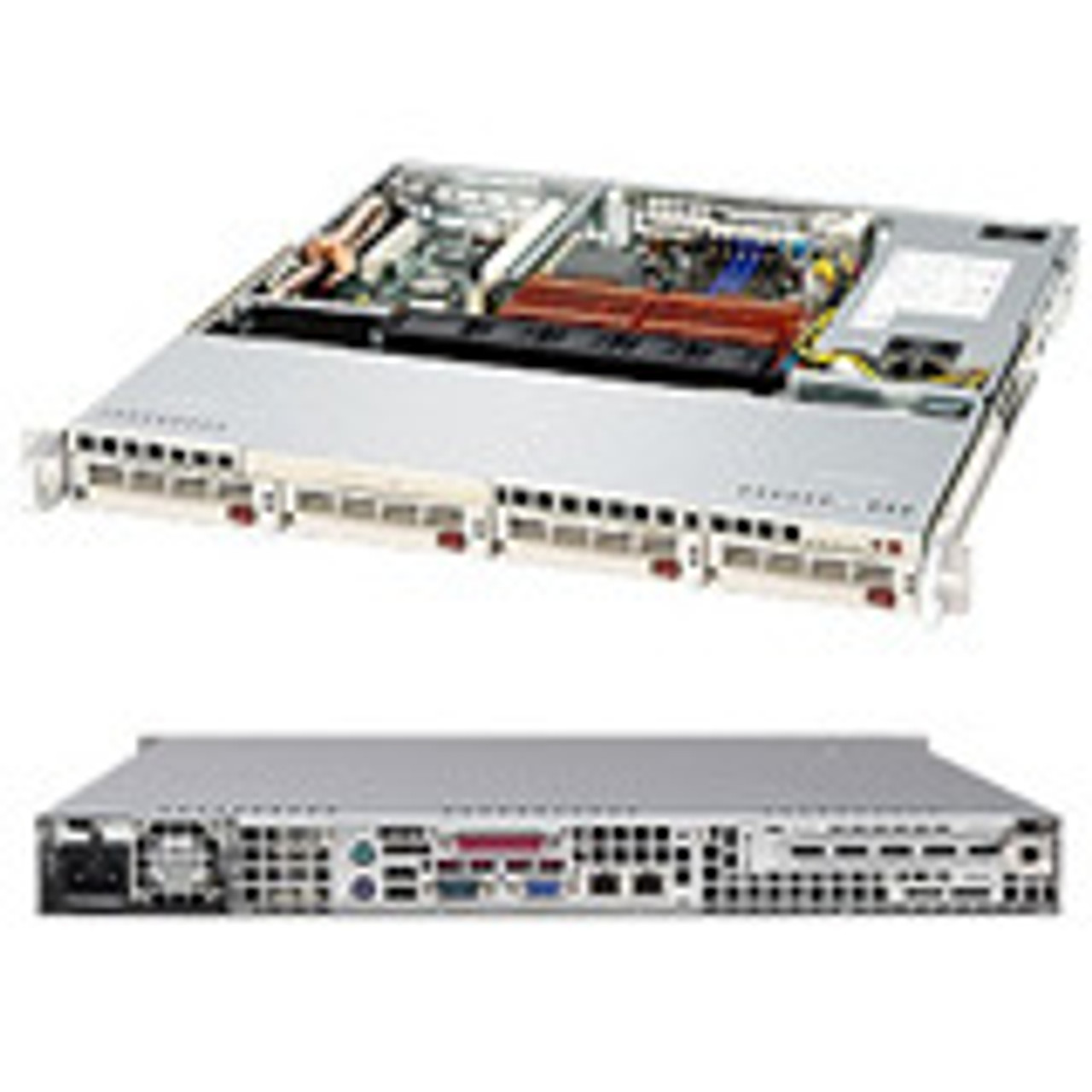 Supermicro CSE-813MTQ-520CB