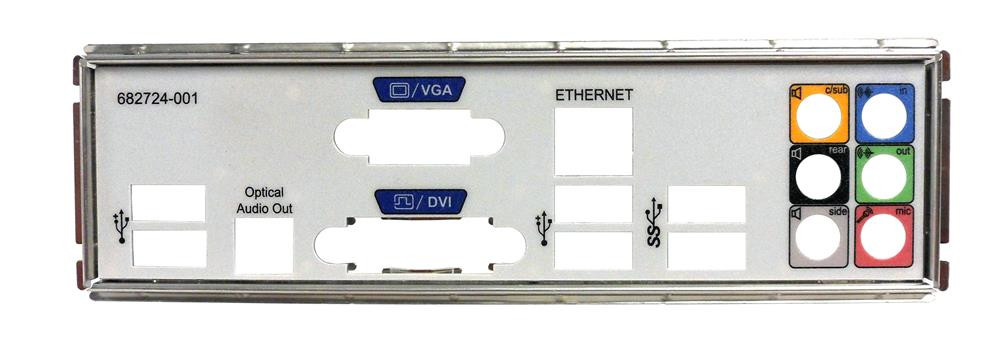 682724-001 - HP Rear Io Shield for Ms-778 Jasmine System Board Assembly