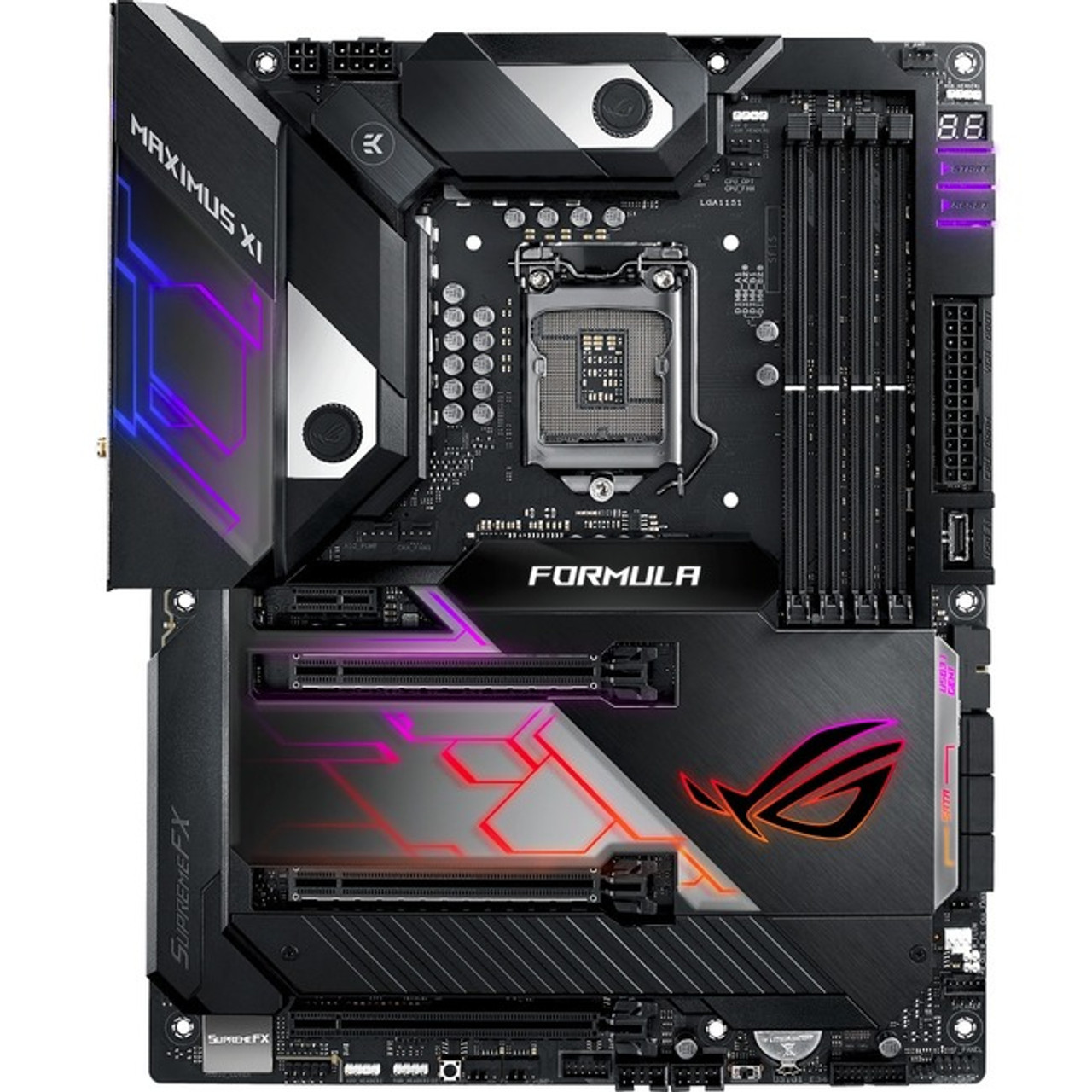 Asus ROG MAXIMUS XI FORMULA Desktop Motherboard - Intel Chipset - Socket H4  LGA-1151 - ROG Maximus XI Formula