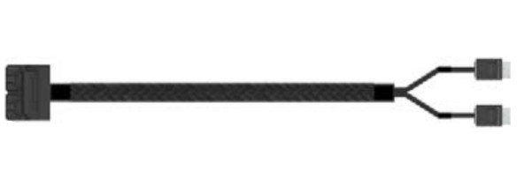 Intel Oculink Cable Kit AXXCBL700HDCV SFF-8643 2 x OCuLink SFF-8611 Black cable interface/gender adap