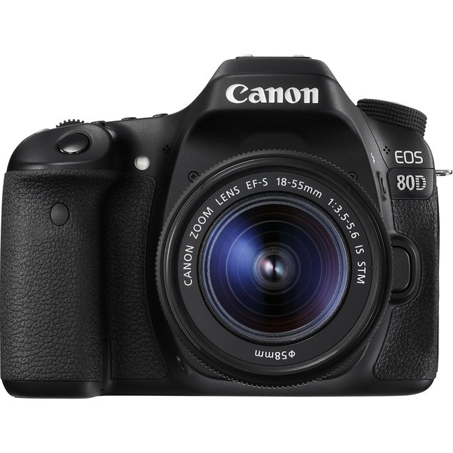 Canon EOS 80D 24.2 Megapixel Digital SLR Camera with Lens - 18 mm