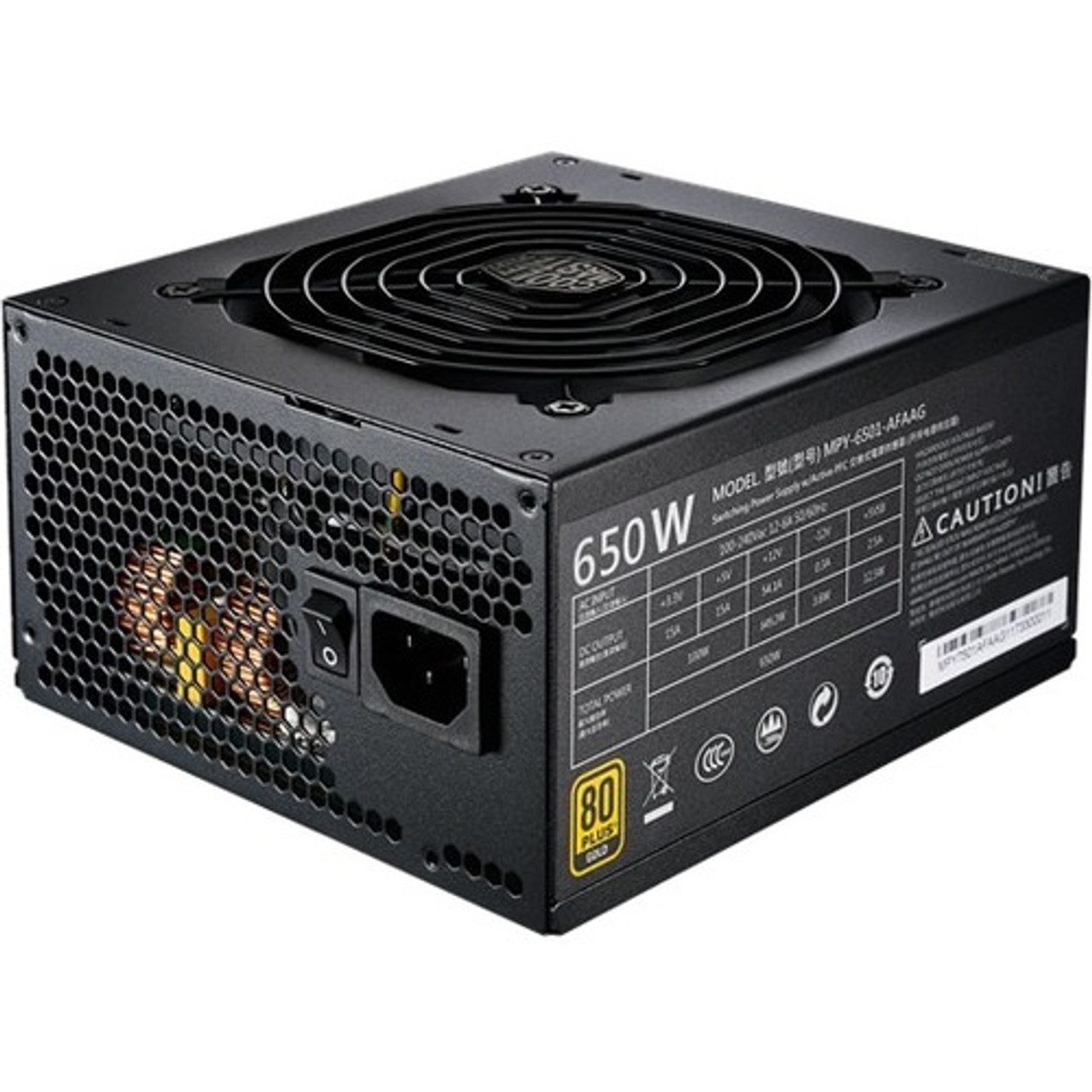 Cooler Master MWE Gold 650 Full Modular - MPY-6501-AFAAG-US